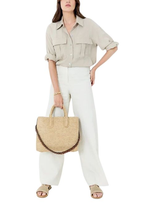 shopping donna con tracolla treccia IBELIV | RARYDARK TEA